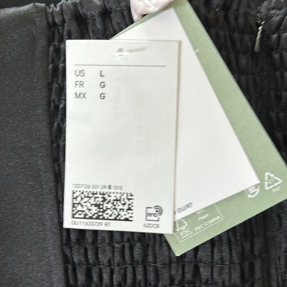 H&M Strapless Black Dress, L, NWT - Picture 4 of 5